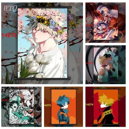 Boku No Hero Academia Bakugou Katsuki Midoriya Izuku Anime Posters Canvas Painting Wall Art Picture Room Decor Home Decor