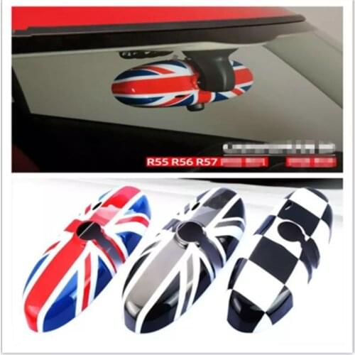 Car Rear View Mirror Case Cover Sticker Decor Car-Styling For BMW MINI Cooper JCW S One+ R55 R56 R57 R58 R59 R60 R61 Countryman