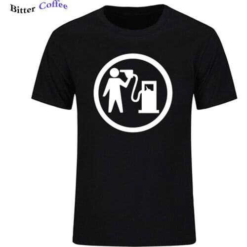 New summer Protest action men short sleeve 100% cotton t shirt fashion We are against expensive gasoline t-shirt brand clothing