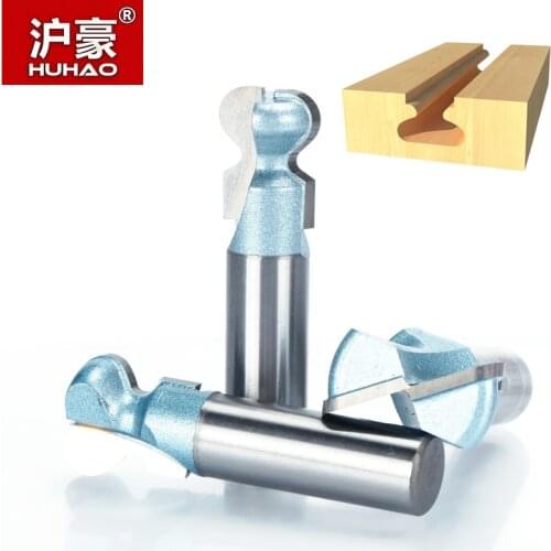 HUHAO 1pc 1/2" Shank Router Bits For Wood Industrial Grade Double Finger Bit Woodworking Tools Wood Milling Cutter Endmill