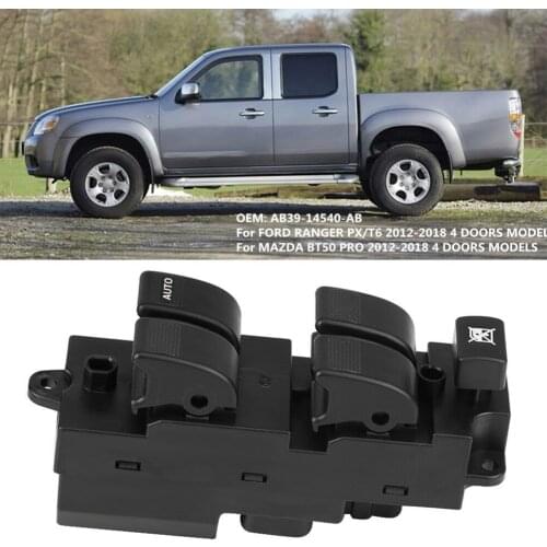 RHD Electric Power Window Master Control Switch Button For Ford Ranger PX T6 MAZDA BT50 PRO 2012-2018 AB39-14540-AB Car Switch