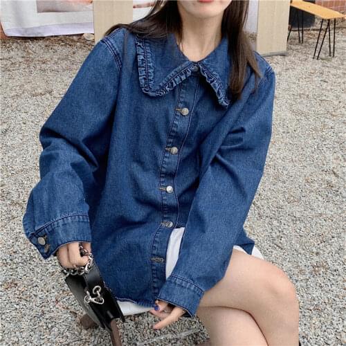 KOMIYAMA Womens Denim Shirts