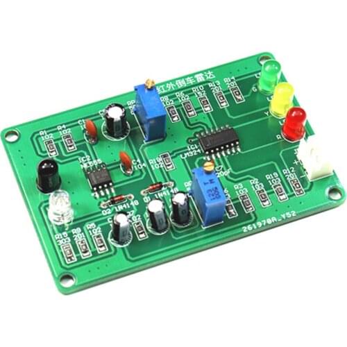 1SET SMD infrared reversing radar kit electronic production parts infrared distance sensor DIY training materials