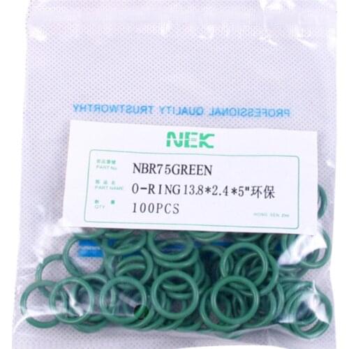 13.8*2.4mm ) #10 R134a NBR Rubber O-Ring Seal Kit,High Temperature Resistance for Car Air Conditioning valve 5/16 3/8 1/2 5/8
