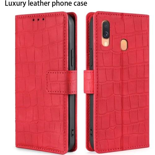 Leather case For Samsung A40 5.9 Flip Cover Coque Card Slots Magnetic Wallet Cards Stand A40 Retro PU luxury