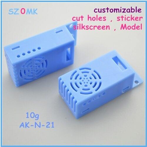 Small electronics enclosures for pcb (50 pcs) 67*28*20mm plastic electrical box, wall mounting enclosure
