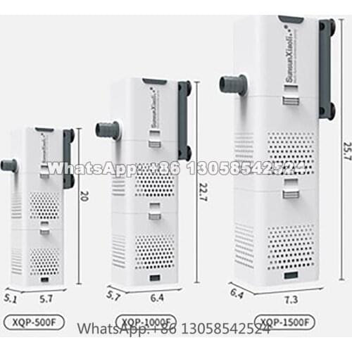 Multifunctional Submersible Pump Built-in Purifier Oxygenated, Aquarium Fish Tank Filter Pump, Internal Filter Sponge