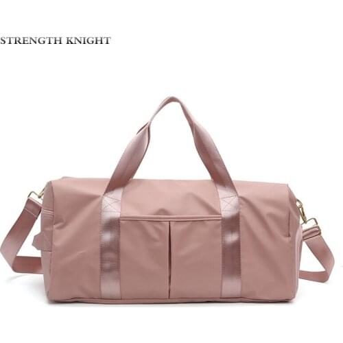 Women Fashion Traveling Shoulder Bag Large Capacity Travel Bag Solid Hand Luggage Bag Clothes Organizer Glamor Girl Duffle Bags