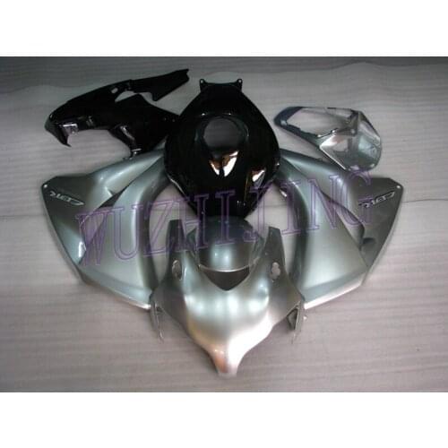 Fairings for Honda Cbr1000 RR 10 11 Plastic Fairings Fireblade 2011 Silver Black Motorcycle Fairing CBR1000RR 2008 - 2011