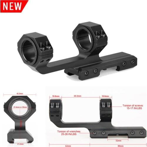 PPT Tactical 6063 Aluminum 25.4MM to 30MM Scope Mount For Rifle Scope HS24-0201