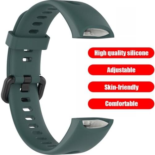 Watch Strap Silicone Smart Bracelet Wearing Accessories Wristband Outdoor Shopping for Honor Band 5i Huawei Band 4