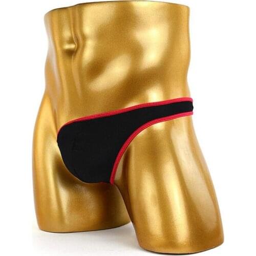 Hot Sexy Male G-String C-String Pouch Mankini Bikini One Side Half Thong Underwear Lingerie for Him Pole Dance Outfit