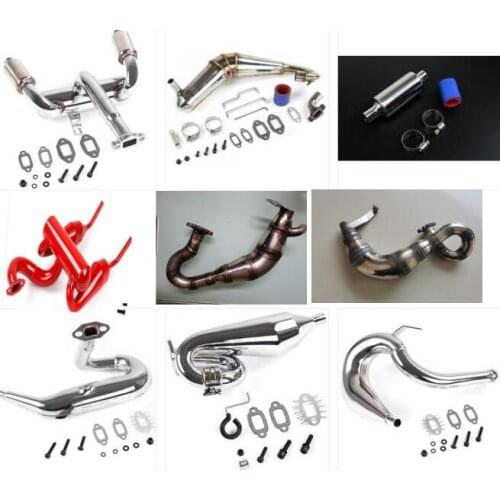 Tuned Pipe Exhaust For Losi Gas Off Road BUGGY XL 1/5 DBXL RCMK XCR MTXL 4WD DDT 5T HPI LOSI 5IVE-T 5IVE-B ROVAN 5T 5B SS SC LT