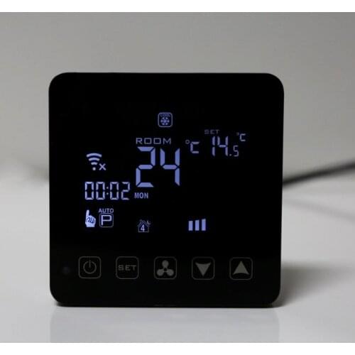 Wifi Air Conditioner Thermostat Fan Coil Cooling Heating Temperature Remote Voice Controller for Alexa Google Assistant