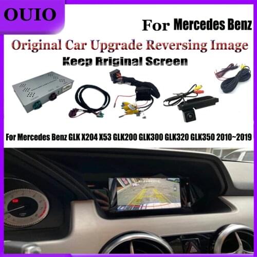 HD rear camera|For Mercedes Benz GLK X204 X53 GLK200 GLK300 GLK320 GLK350 2010~2019 Original screen reversing camera interface