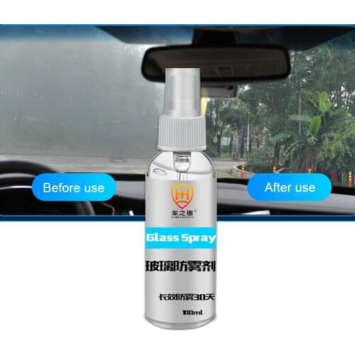 100ML Car Anti Fog Spray Liquid Eyeglass Lens Cleaner Windshield Mirror Glass Motorcycle Helmet Protective Agent Anti Fog 2021