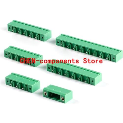 5pcs KF2EDGVM-7.62-2/3/4/5/6/8P straight pin socket with ear 7.62mm pitch terminal