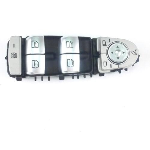 White LED Black Color Power Window Switch For C300 C63 C350E C-Class W205 W253 W222 S550 S63AMG S65AMG 2015-2017 2229056800