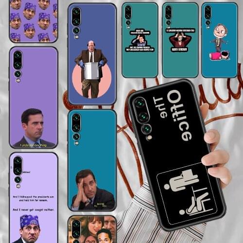 TV The Office Phone case For Huawei P Mate P10 P20 P30 P40 10 20 Smart Z Pro Lite 2019 black pretty shell tpu waterproof art
