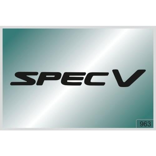 For Spec v -2 pcs. stickers HIGH QUALITY DECALS different colors 963