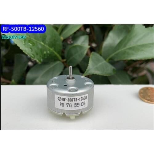3V-12V Mabuchi RF-500TB-12560 long axis of the micro- permanent magnet DC motor 2000-6000rpm speed fan motor toy DIY