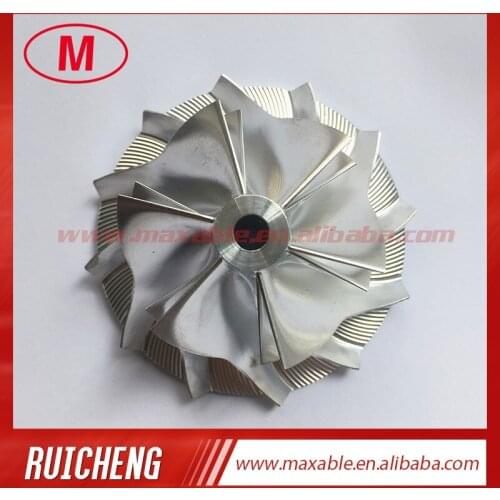 K16 44.40/61.98mm 6+6 blades high performance turbocharger billet/milling/aluminum 2618 compressor wheel