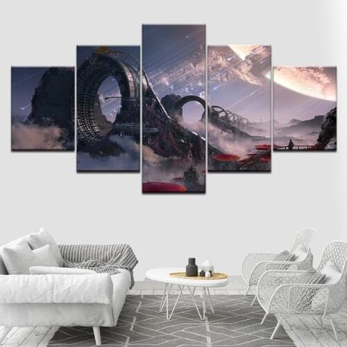 Canvas Painting The Art Of Titanfall 2 Wall Art Pictures 5 Pieces Modular Wallpapers Poster Print for living room Home Decor