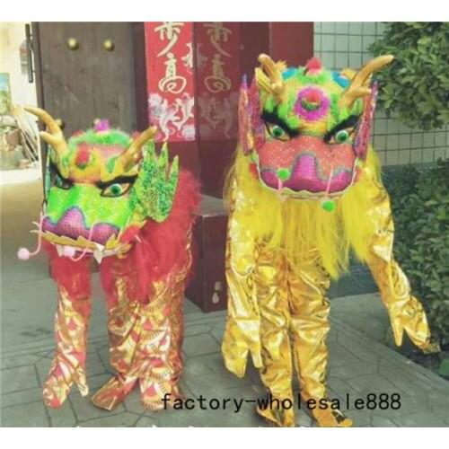Chinese dragon head Mascot Costume kylin Event party cos game Fancy dress hot Clothing Advertising Carnival Halloween Christmas