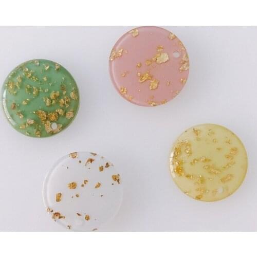 8pieces/lot Platinum resin round Earrings jewelry accessories pendant Earring Accessories