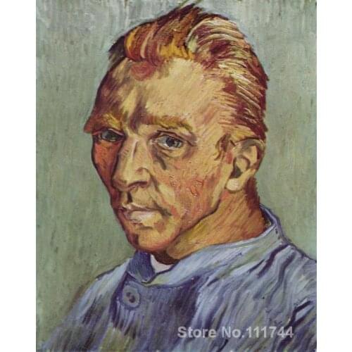 Buy art canvas online Self Portrait II Vincent Van Gogh reproduction paintings Hand painted High quality