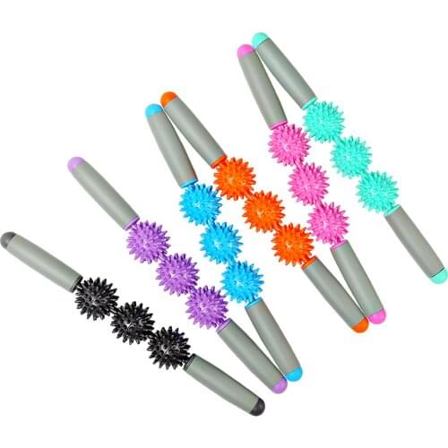 Muscle Roller Stick Cellulite Legs Lactic Acid Massager Salon Yoga Gym