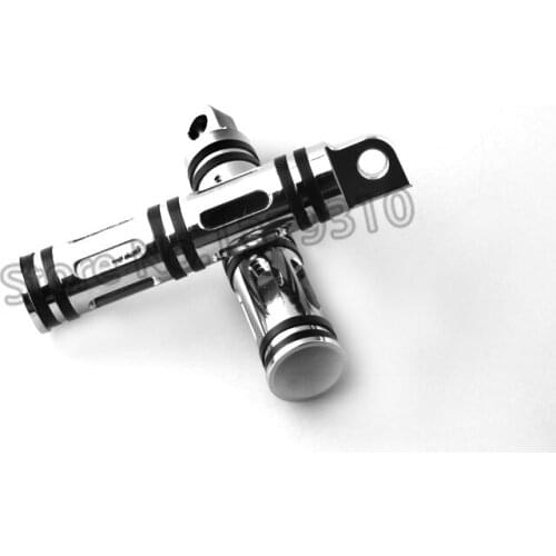 Motorcycle CNC Cut Aluminum Foot Rest Pedal Footpeg Mounting Universal For Harley Sportster 883 1200 Touring Dyna & Softail