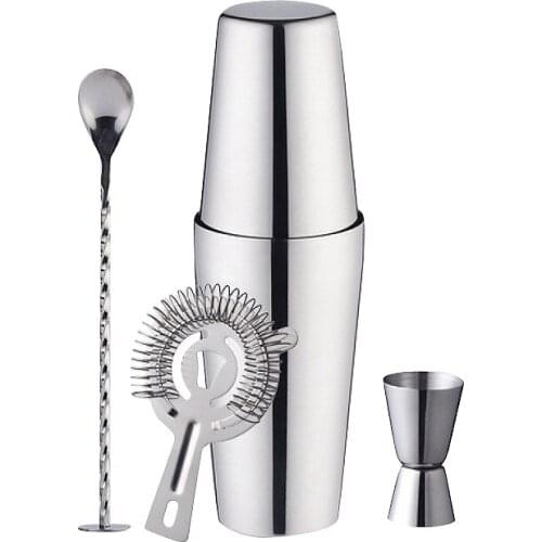 Botique-Bartender Set For Professional Bartenders And Family Bars,5 Piece Set Of Boston Cocktail Shaker Bartender Tool cocktail