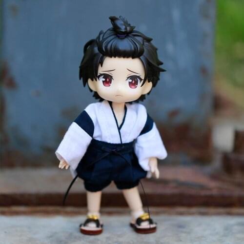 Ob11 doll dress 1/12 BJD GSC Clay man YMY Body9 plain body can wear Japanese style bathrobe and kimono suit