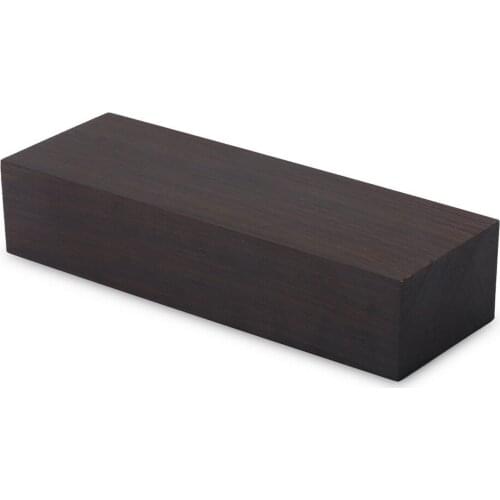 Rare Ebony Handicraft Wood DIY Blank Handicraft Knife Handle Wood Hobby Tool Wood Musical Instrument Handle 12x4x2.5cm