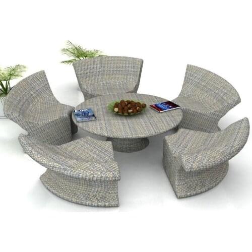 Newest Design 6pcs Garden Furniture Outdoor Beanbag Chair
