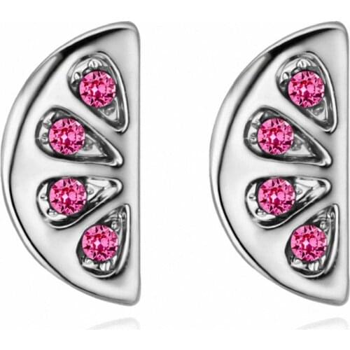 TRACYSWING Brand Real Austrian Crystals Fashion trendy Dangle Earrings For Women Gift White Gold Color #TW131857