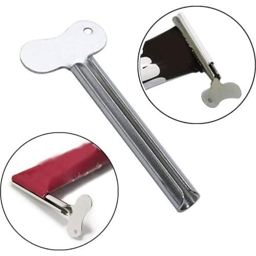 Stainless Steel Toothpaste Squeezer Squeezer Roller Toothpaste Clip Facial Cleanser Watercolor Paints Tube Bathroom Accessories