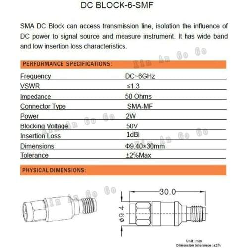 Factory sales SMA attenuator SMA male to SMA female Coaxial Attenuator 2W DC 6.0GHz 1dBi free shipping