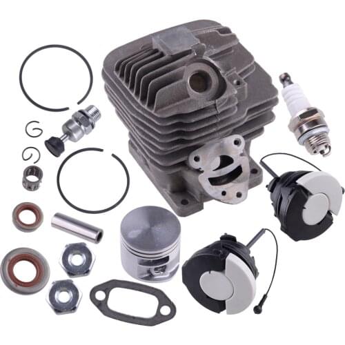 44.7mm Cylinder Piston Carb Kit fit for Stihl MS261 MS261C Chainsaw Oil Seal Cap 11410201200
