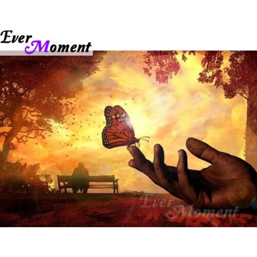 Ever Moment Diamond Painting Landscape Cross Stitch 5D DIY Full Square Drills Embroidery Mosaic Decoration Rhinestones ASF1522