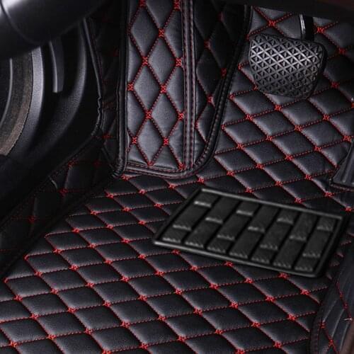 Custom Car Floor Mats For Mazda 5 2006 2007 2008 2009-2015 (7seat) Luxury Leather Rugs Auto Interior Accessories Car Styling