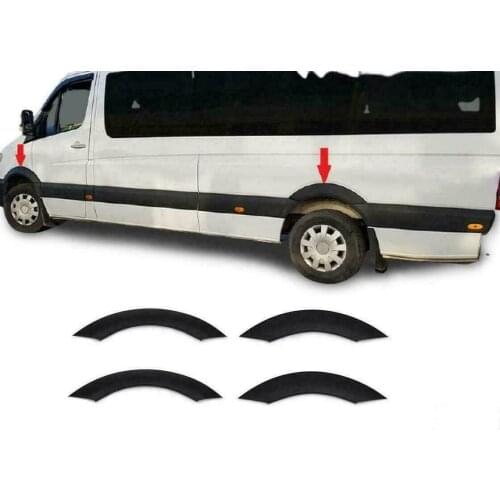 For Mercedes Sprinter W907 Fender Moulding ABS Set 4 pcs 2018