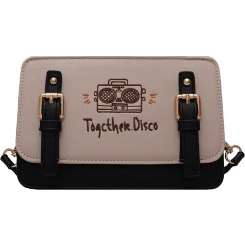 Hot sale Fashion Womens Shoulder Bag PU Leather Handbags Female Cartoon Pattern Casual Messenger Bag Ladies Small Purse 2020