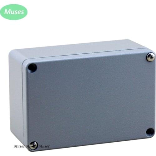 IP66 Electrical Waterproof Aluminium Box with 4 Screws 125*80*58MM can be used with connectors