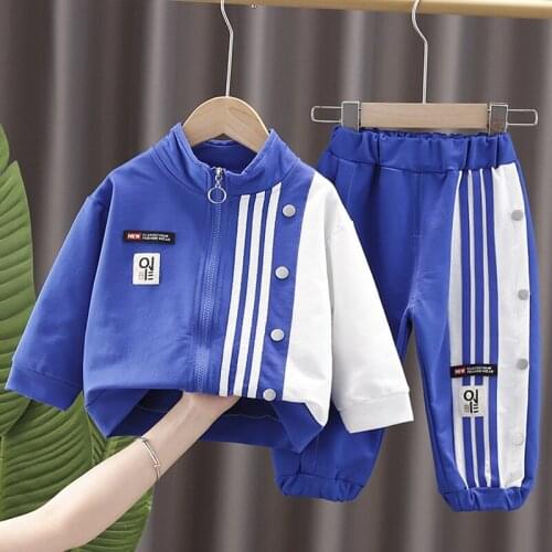 2021 Children Clothing Boy Sets Spring Autumn Baby Boy Clothes Long Sleeve Tops And Pants 2Pcs Sport Suits For Kids Clothes Sets