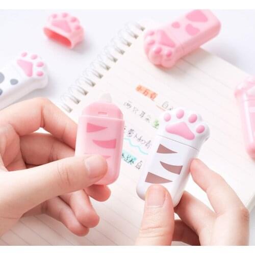 YYDS Cat Claw Portable Correction Tape Gift Stationery Student School Office Supply