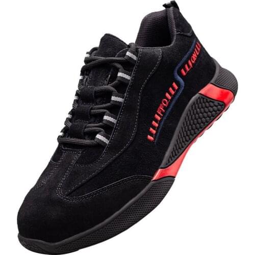 Mens Work Boots Steel Toe Cap Lightweight Breathable Hike Sneakers