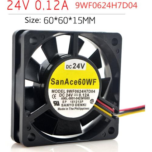 Original SanAce60WF 9WF0624H7D04 24V 6cm 6015 A90L-0001-0423#105s FANUC fan