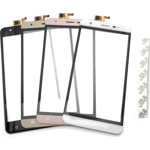 New Touch screen Panel Display Mobile Phone Front Glass Compatible for Vertex Impress Eagle